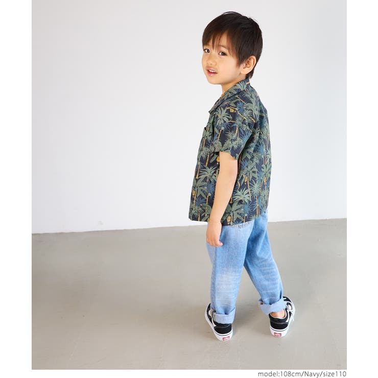 キッズ バナナの木アロハシャツ | coca | 詳細画像9 