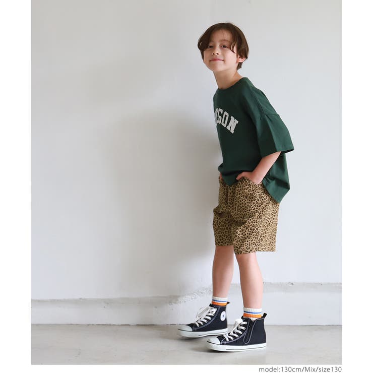 キッズ レオパード柄ハーフパンツ[品番：PA000012505]｜coca