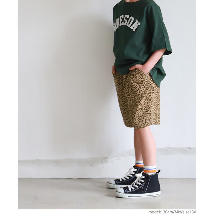 キッズ レオパード柄ハーフパンツ[品番：PA000012505]｜coca（コカ