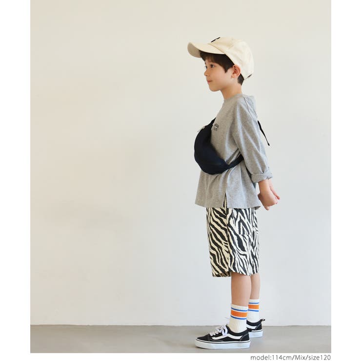 キッズ ゼブラ柄ハーフパンツ[品番：PA000012500]｜coca（コカ