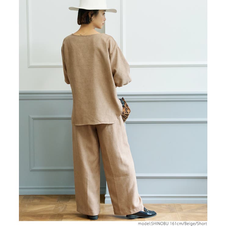 秋先取り！イージーパンツ レディース センターシーム[品番