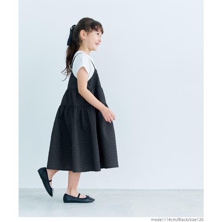 KITH 新品✨キッズワンピース✨　※袋付き MIXロゴ肩あきTワンピース(80cm ラベンダー): キッズ - ナルミヤ
