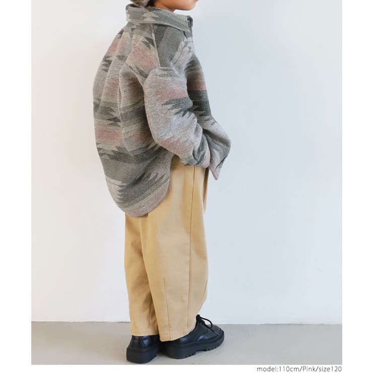 キッズ 親子お揃いビンテージライクオルテガジャケット | coca | 詳細画像12 