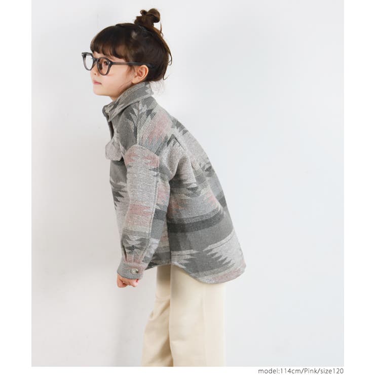 キッズ 親子お揃いビンテージライクオルテガジャケット | coca | 詳細画像6 