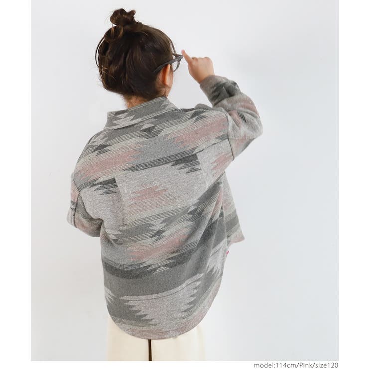 キッズ 親子お揃いビンテージライクオルテガジャケット | coca | 詳細画像7 