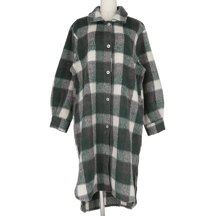 ブロックチェックビックアウター | coca | 詳細画像2 