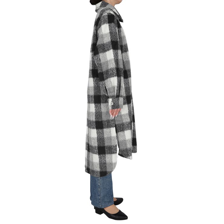 ブロックチェックビックアウター | coca | 詳細画像5 