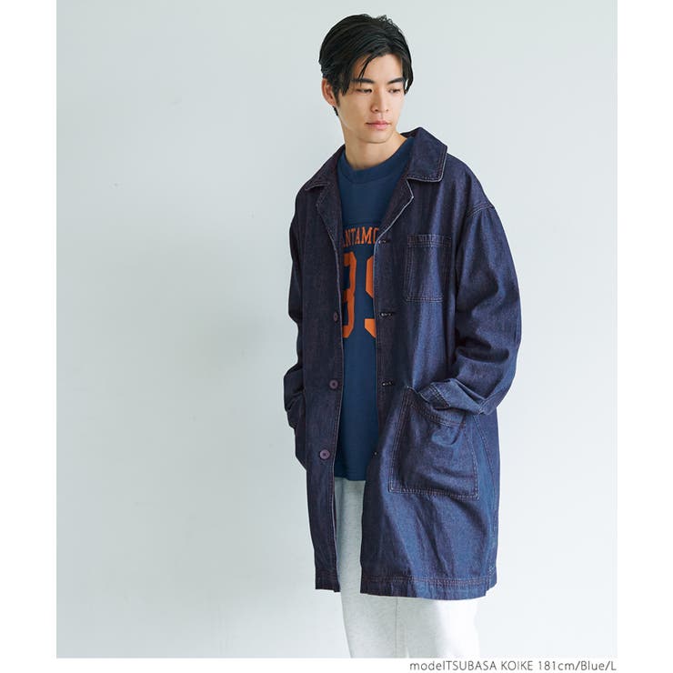 HUMAN MADE × Curry Up ウォバッシュ デニム ショップコート HUMAN MADE × Curry Up ウォバッシュ デニム ショップコート