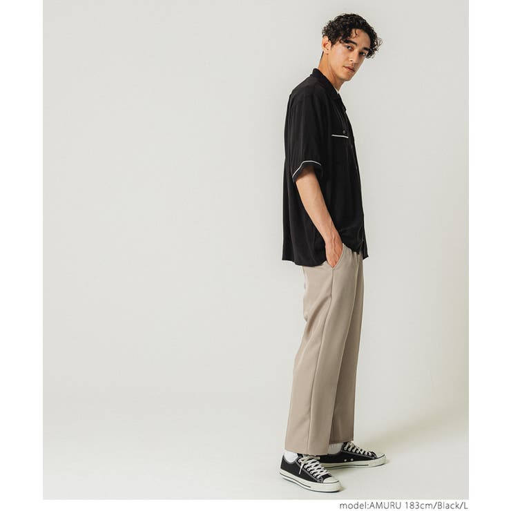 SAPEur ボーリングシャツ ブラックL 14070159-b.jpg