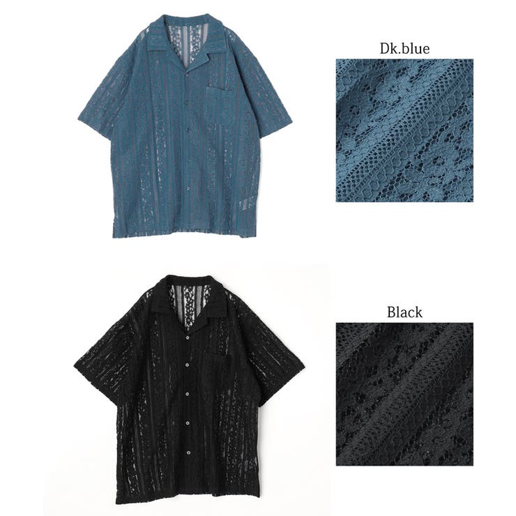 DOLCE&GABBANA メンズシャツ レース サイズ41 ドルチェ＆ガッバーナ(Dolce&Gabbana) メンズシャツ・ワイシャツ