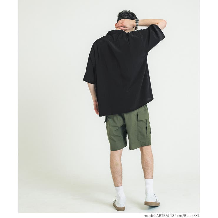 ワンポイント刺繍開襟シャツ[品番：PA000014267]｜coca（コカ