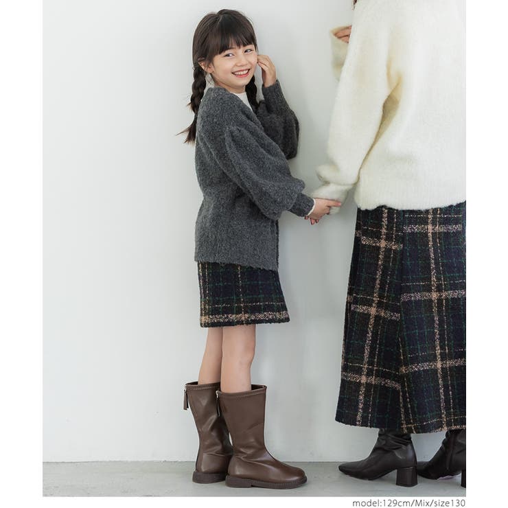 キッズ 親子お揃いタータンチェックスカート | coca | 詳細画像9 