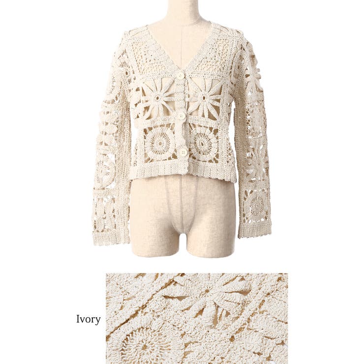 新品 DOLCE&GABBANA ドルガバ 鍵編み 総レース カーディガン 新品 DOLCE&GABBANA ドルガバ 鍵編み 総レース カーディガン