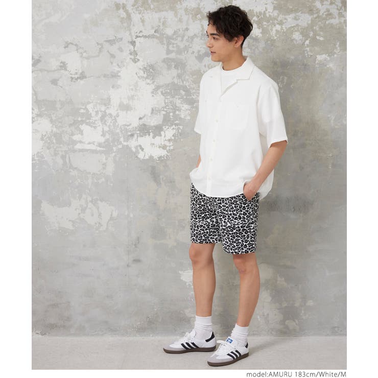 ゴブラン織ヒョウ柄ショーツ[品番：PA000015693]｜coca（コカ