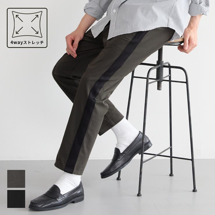 メンズ4wayサイドラインパンツ[品番：PA000016156]｜coca（コカ