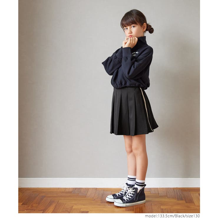 サイドラインプリーツスカート ガールズ キッズ[品番