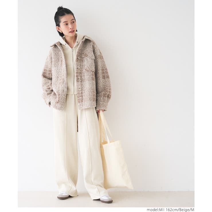 チェックボアジャケット[品番：PA000016477]｜coca（コカ）の