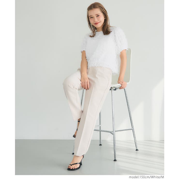 リボンチュールブラウス レディース | coca | 詳細画像8 