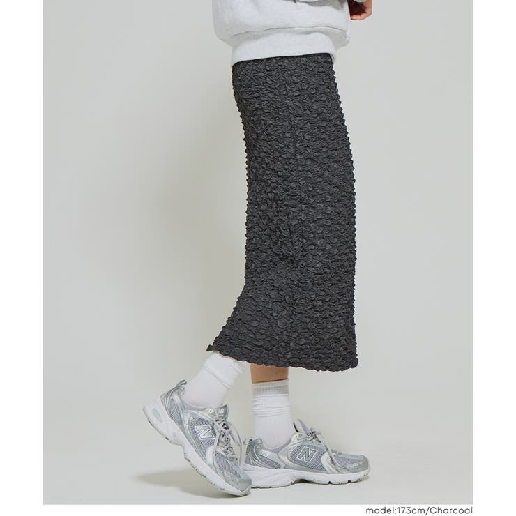 ［Charcoal］ | デザインIラインスカート レディース | coca