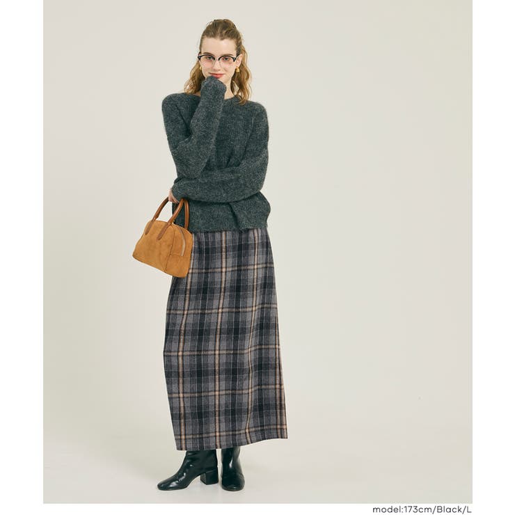 バックファスナーアイラインスカート | coca | 詳細画像12 