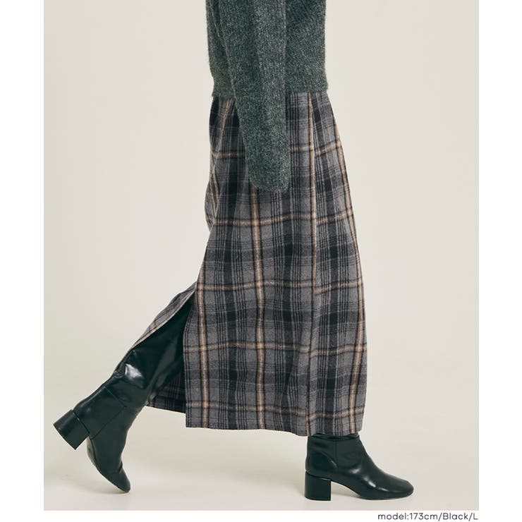 バックファスナーアイラインスカート | coca | 詳細画像13 