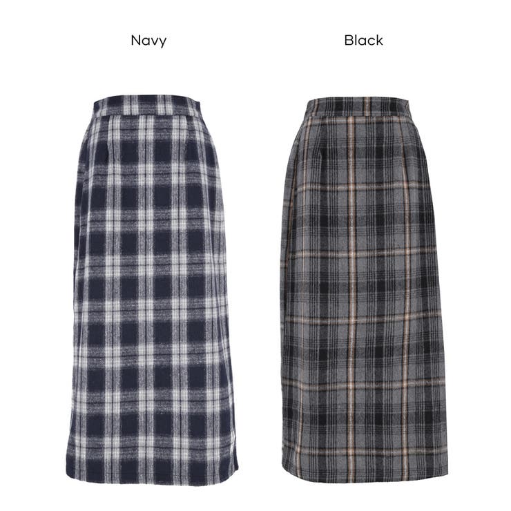 バックファスナーアイラインスカート | coca | 詳細画像19 