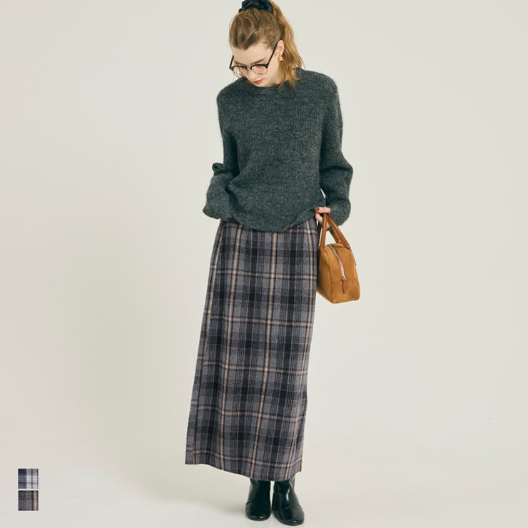 バックファスナーアイラインスカート | coca | 詳細画像1 