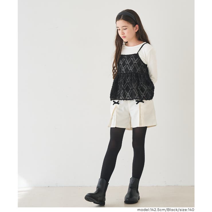 ビスチェ＆リブトップス 2点セット キッズ | coca | 詳細画像13 