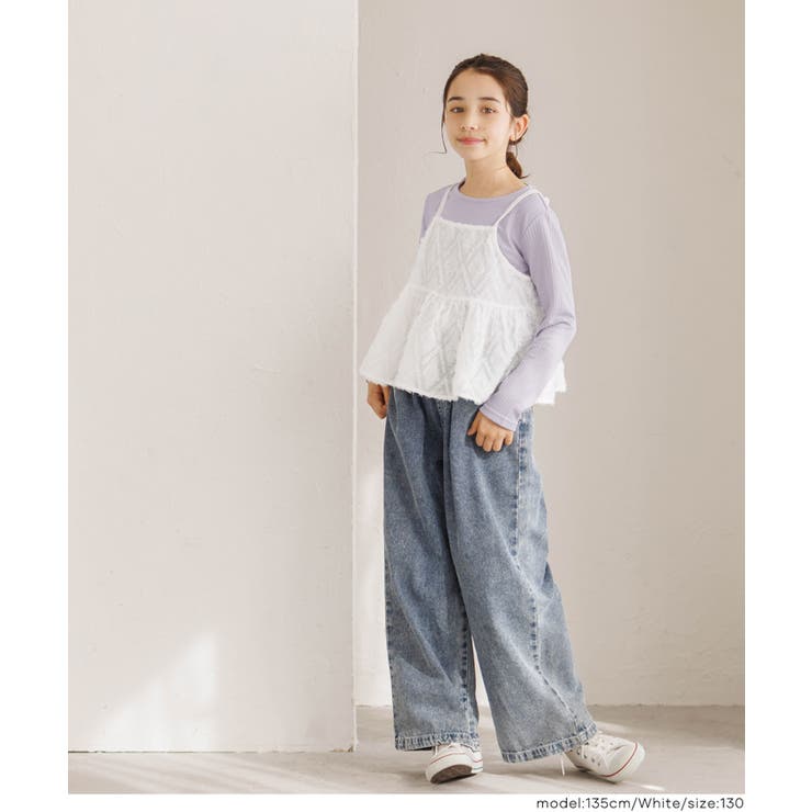 ビスチェ＆リブトップス 2点セット キッズ | coca | 詳細画像4 