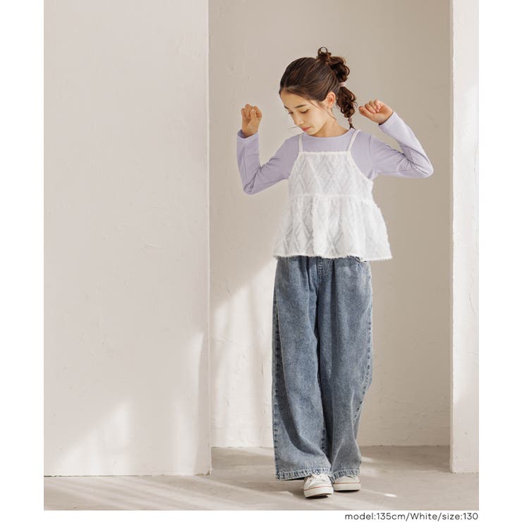 ビスチェ＆リブトップス 2点セット キッズ | coca | 詳細画像6 