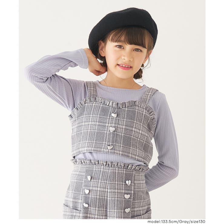 ハートボタンチェックビスチェ | coca | 詳細画像5 