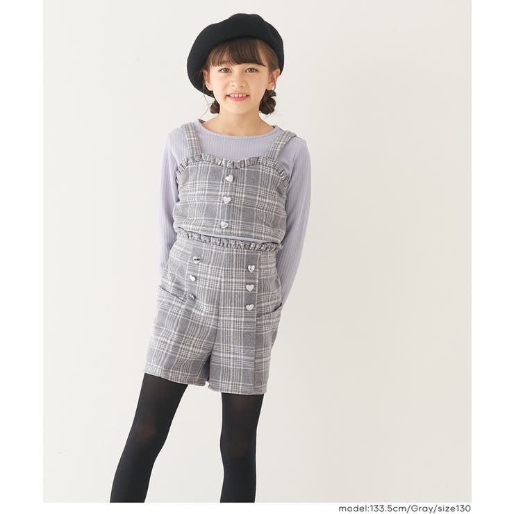 ハートボタンチェックビスチェ | coca | 詳細画像7 