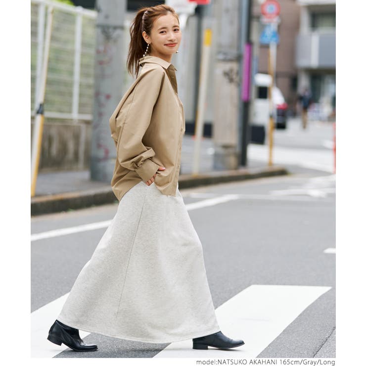 暖か履き心地抜群裏起毛マキシスカート | coca | 詳細画像13 