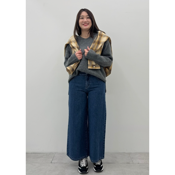 上質さとリラックス感が漂う大人のヤク風Vネックプルオーバーニット | coca | 詳細画像34 