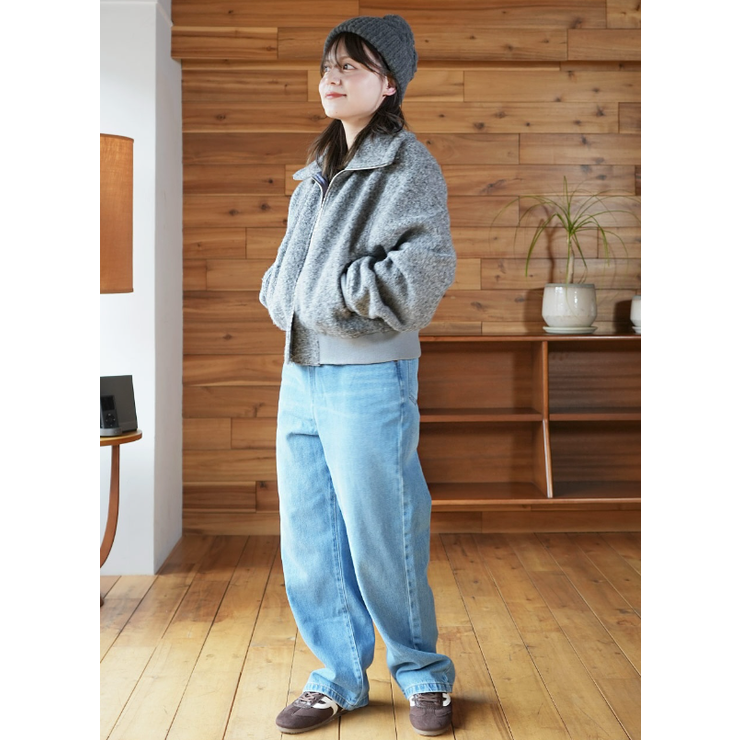 【洗える】カーリーボアブルゾン | coca | 詳細画像21 