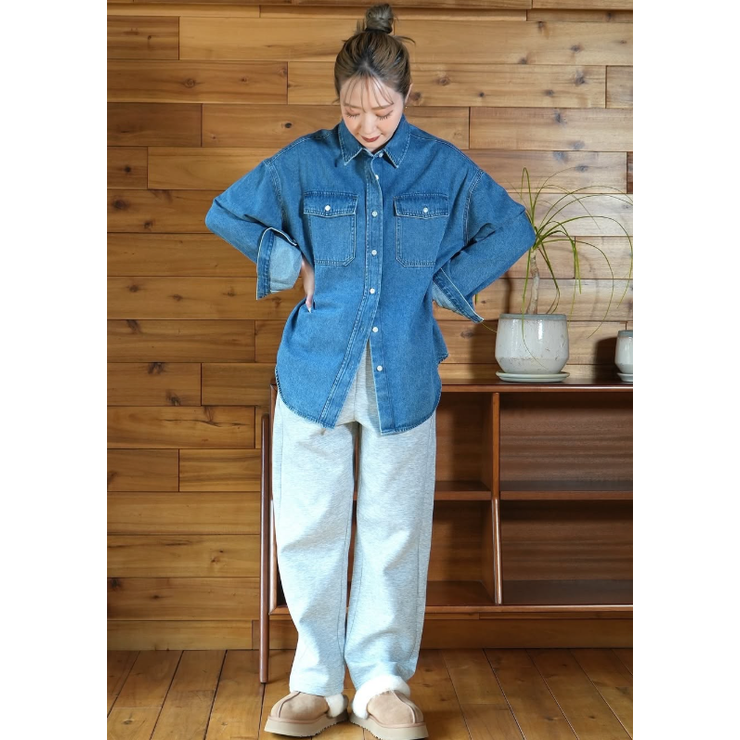 デニムシャツジャケット | coca | 詳細画像21 