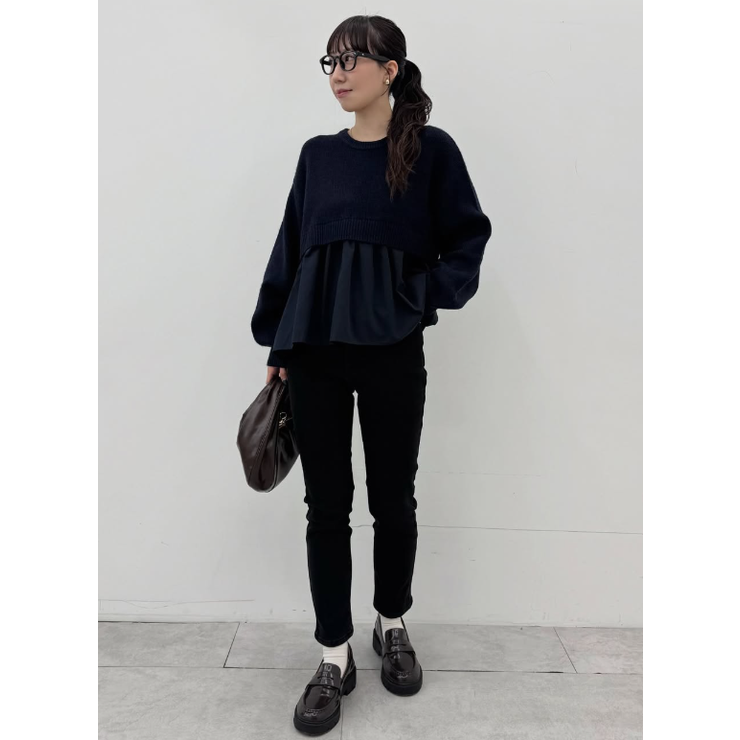 【DAILY WARM】裏起毛デニムスキニーパンツ | coca | 詳細画像15 