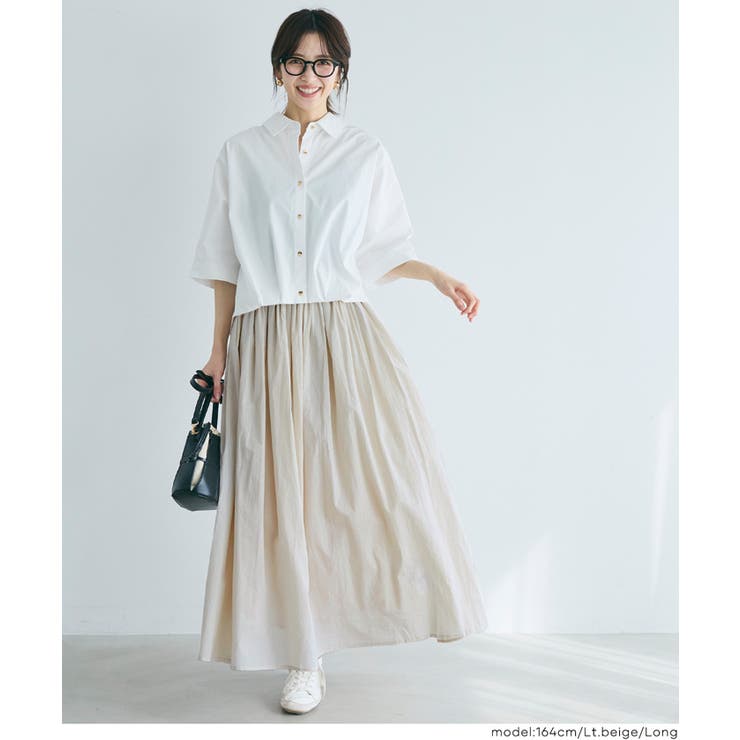 【26ss新色追加/着映え度120%！】鮮やかカラーコットンボイルスカート | coca | 詳細画像3 