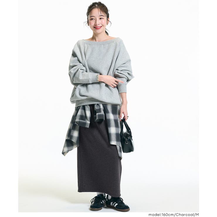 【DAILY WARM】裏シャギーIラインスカート | coca | 詳細画像17 