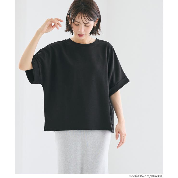 ［Black］ | 〈26ss新色登場〉エンボスコンパクトトップス | coca