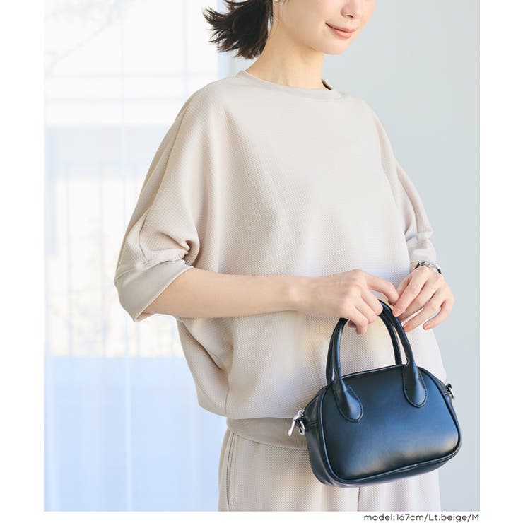 [Lt.Beige] | 26ss新色登場！エンボスドルマントップス | coca