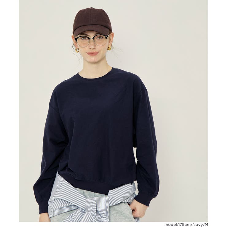 [Navy] | 〈26ss新色登場〉Tシャツなのにスウェット見え◎T スウェットビッグシルエット | coca