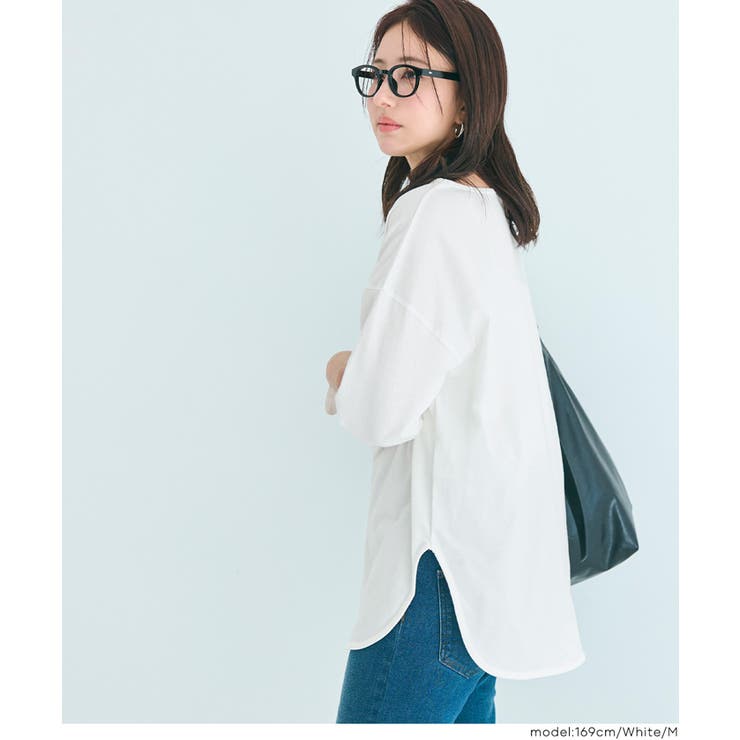 レギュラーオンスコットンサイドスリットビッグTシャツ | coca | 詳細画像7 