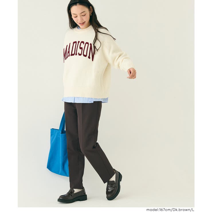 25AW 新色ダークピンク・ダークブラウンが新登場！裏起毛テーパードパンツ | coca | 詳細画像19 