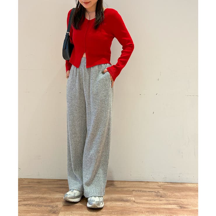 フロントスリットニットトップス[品番：PA000016550]｜coca