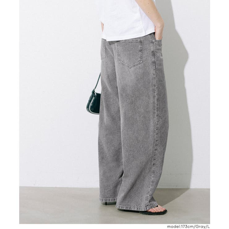 【SUMMER DENIM】サマーデニムウエストゴムイージーパンツ〈26ss新色… | coca | 詳細画像13 