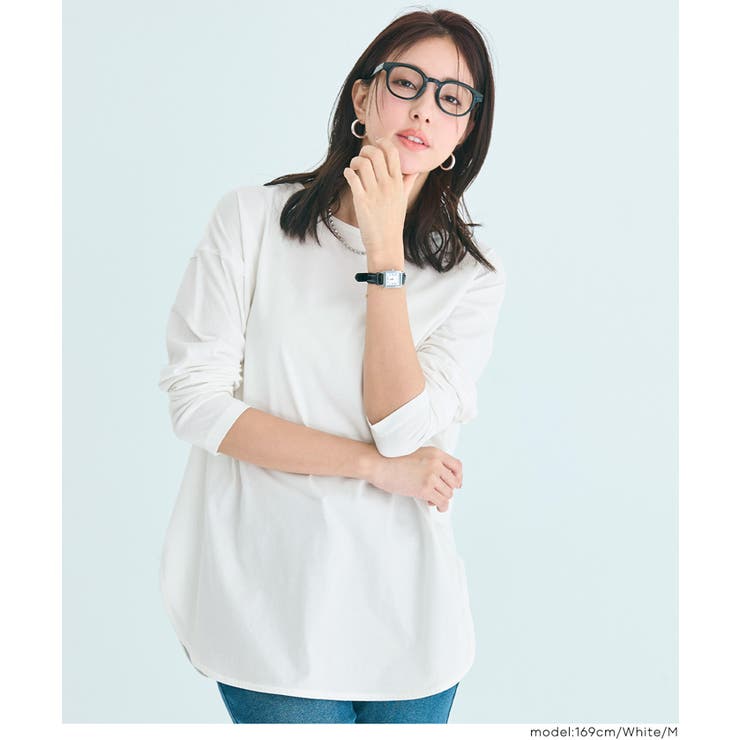 レギュラーオンスコットンサイドスリットビッグTシャツ | coca | 詳細画像8 