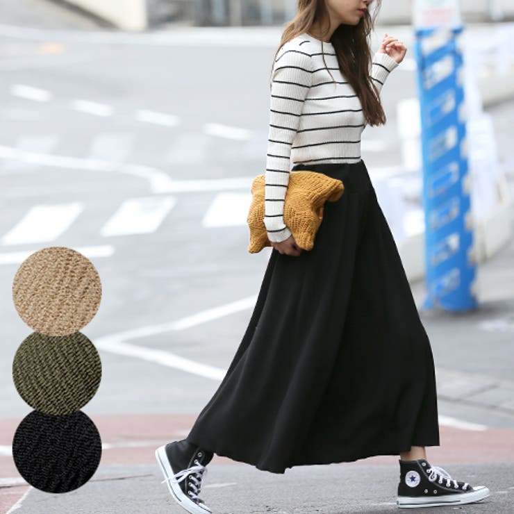 エンボス加工フレアガウチョパンツ Cocaオリジナル 品番 Pa Coca コカ のレディースファッション通販 Shoplist ショップリスト