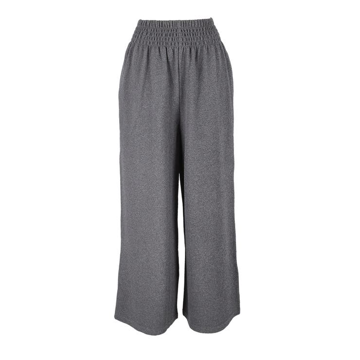 【在庫処分】 エンボス加工ワイドパンツ[品番：PA000009001]｜coca（コカ）の メンズウェア