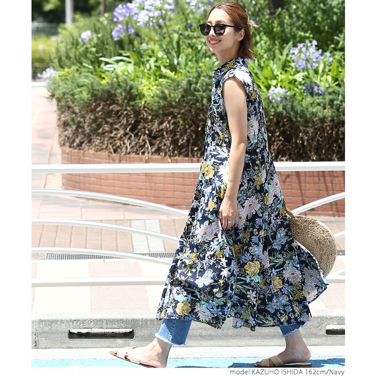 JOSEPH RIBKOFF 花柄ノースリーブワンピース ☆JOSEPH RIBKOFF☆ジョセフリブコフワンピース | プチ オランジュ